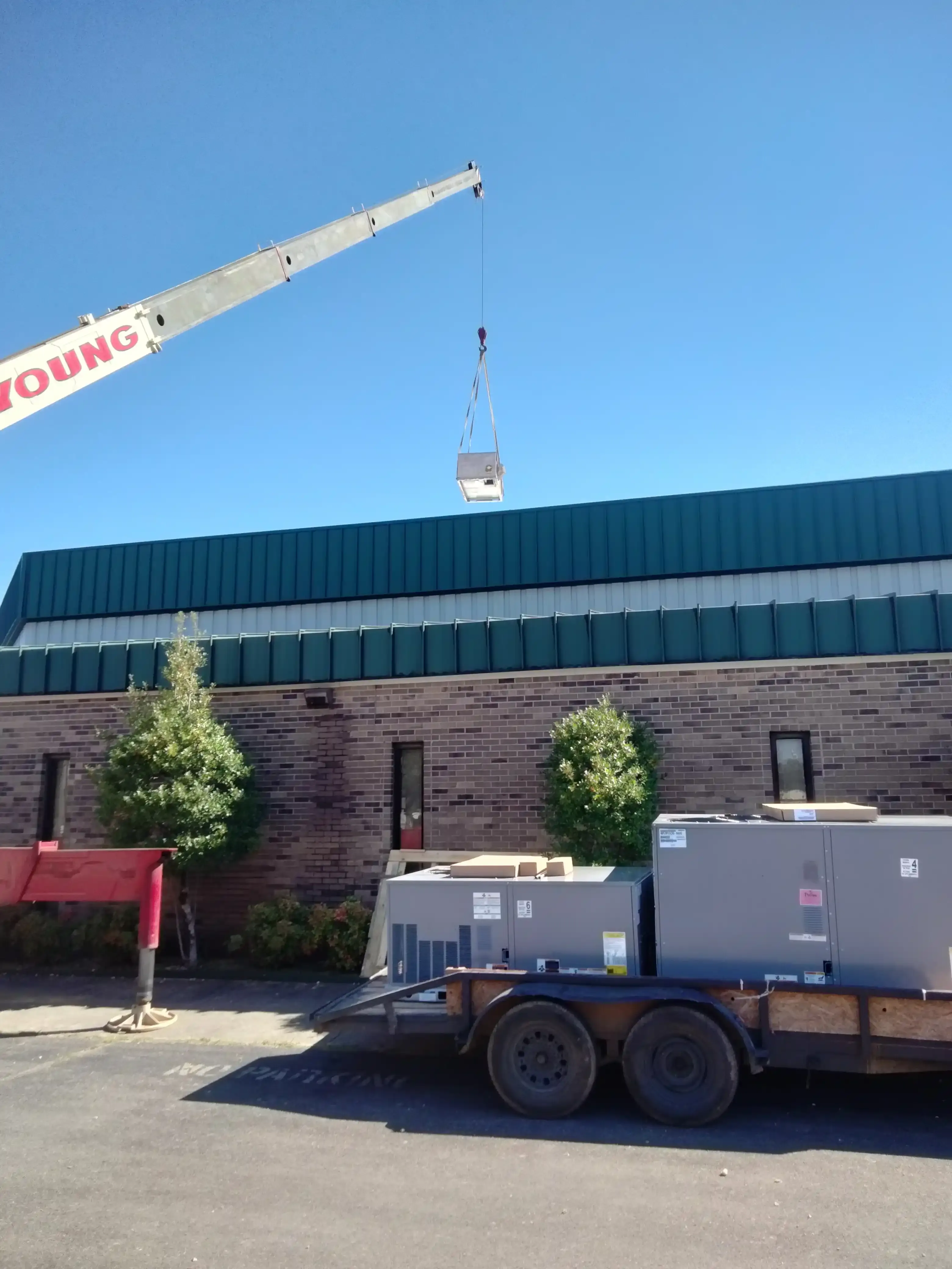 HVAC installation work