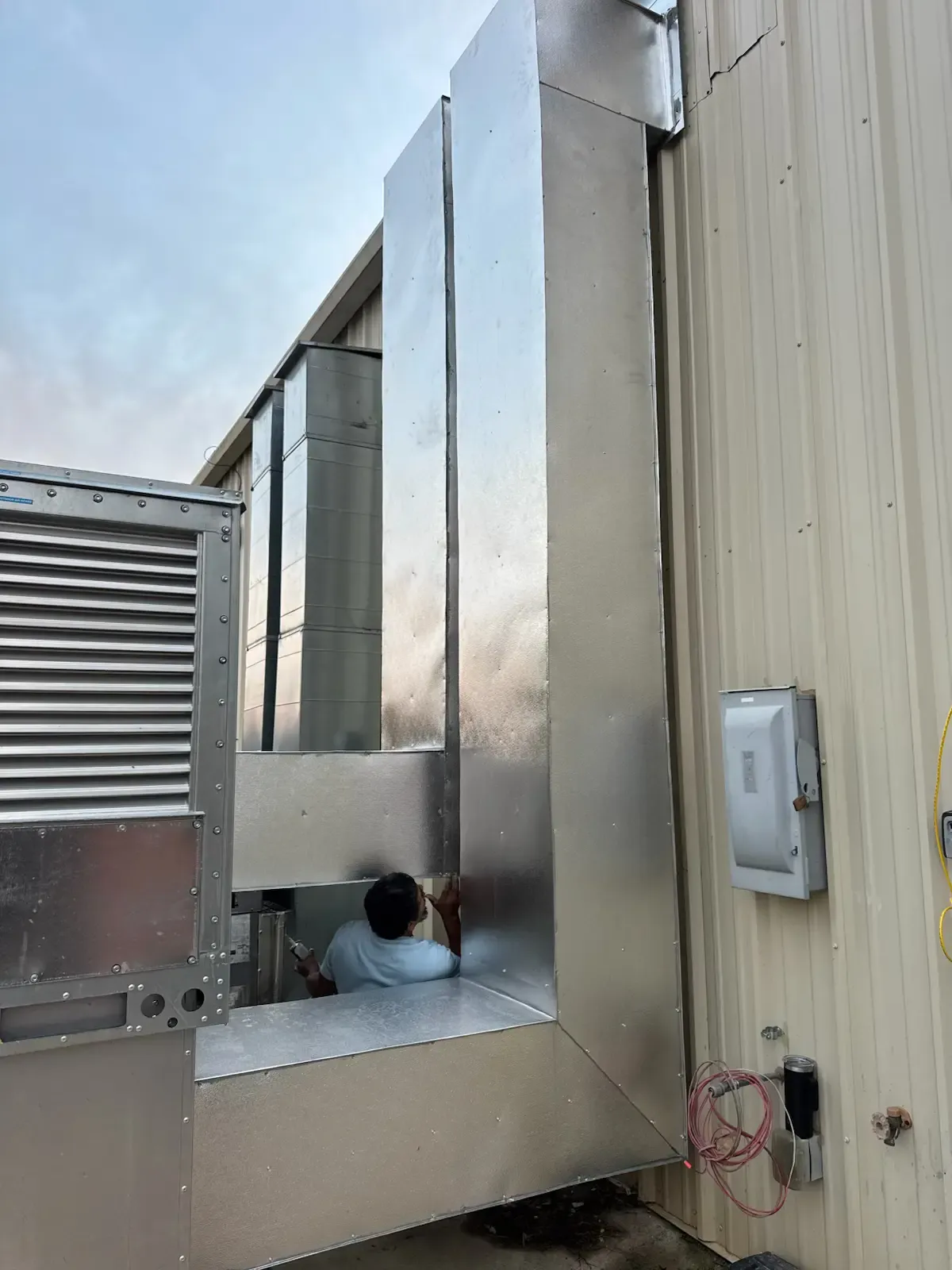 Professional HVAC technician